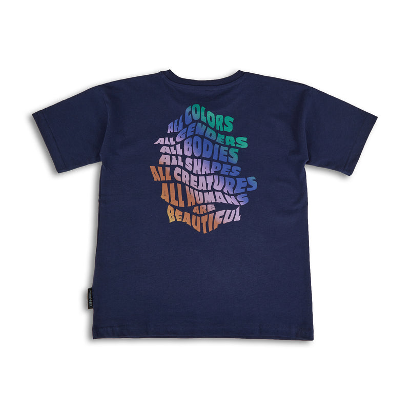 Kids ALL X ARE BEAUTIFUL oversized T-shirt - Manitober
