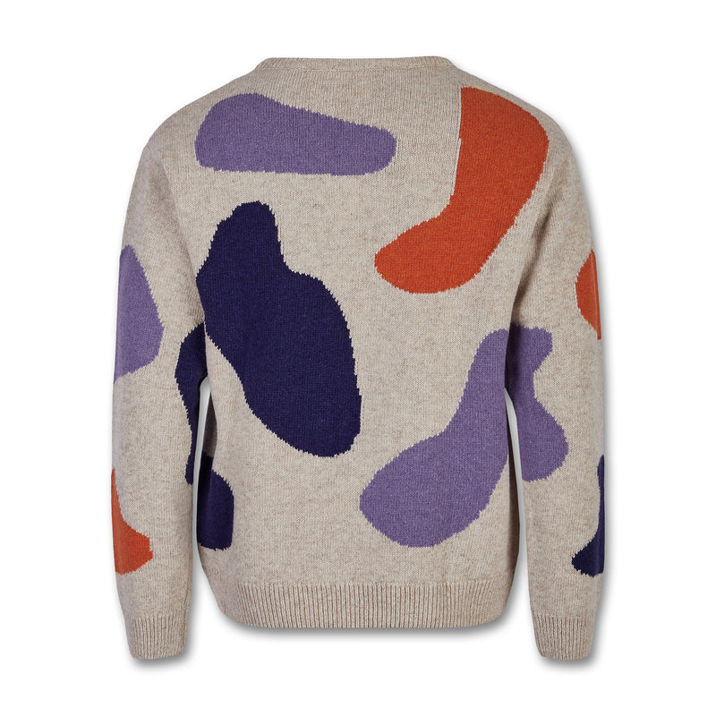 Orange/Beige/Navy