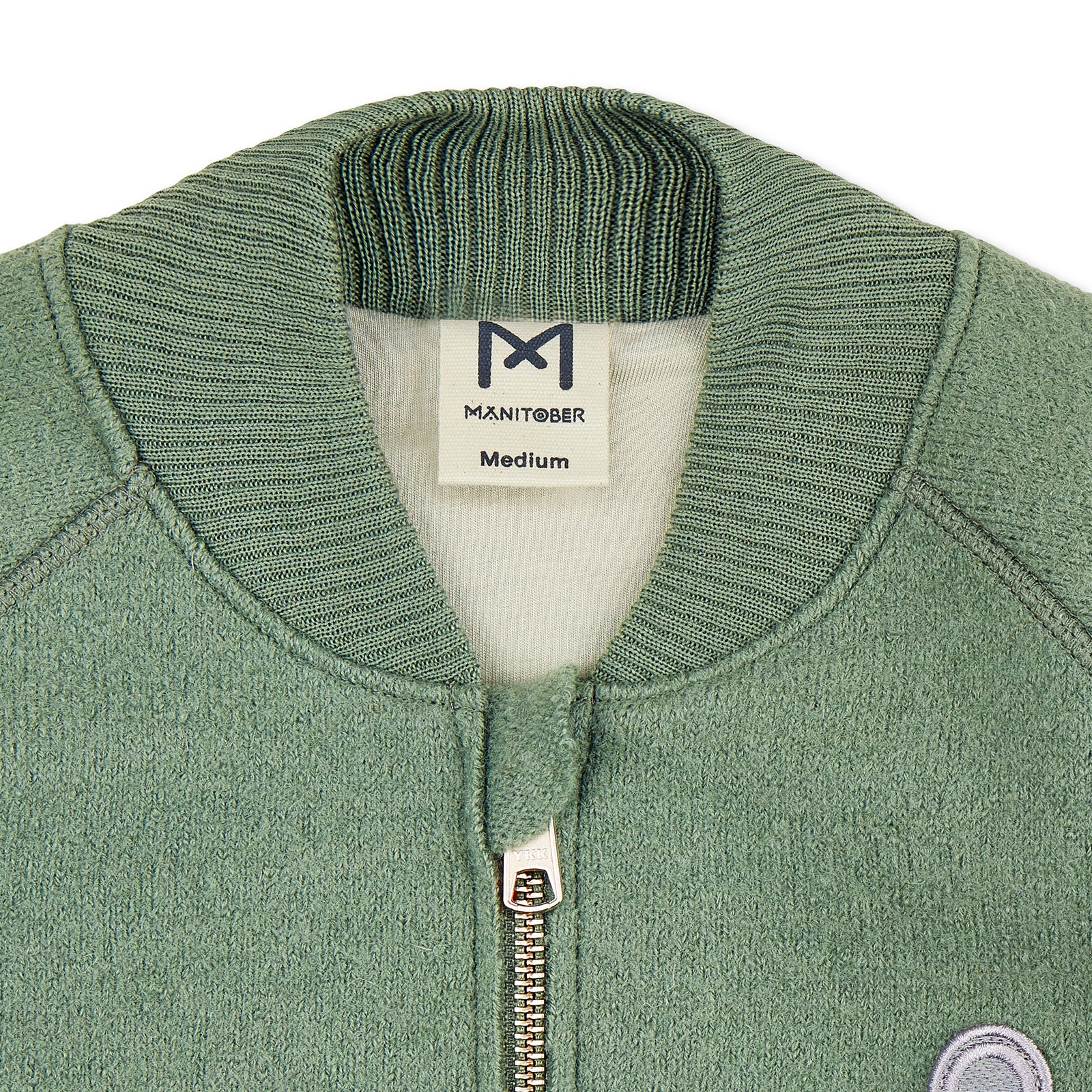 Manitober Grown ups boiled wool Bomber jacket Organic Wool