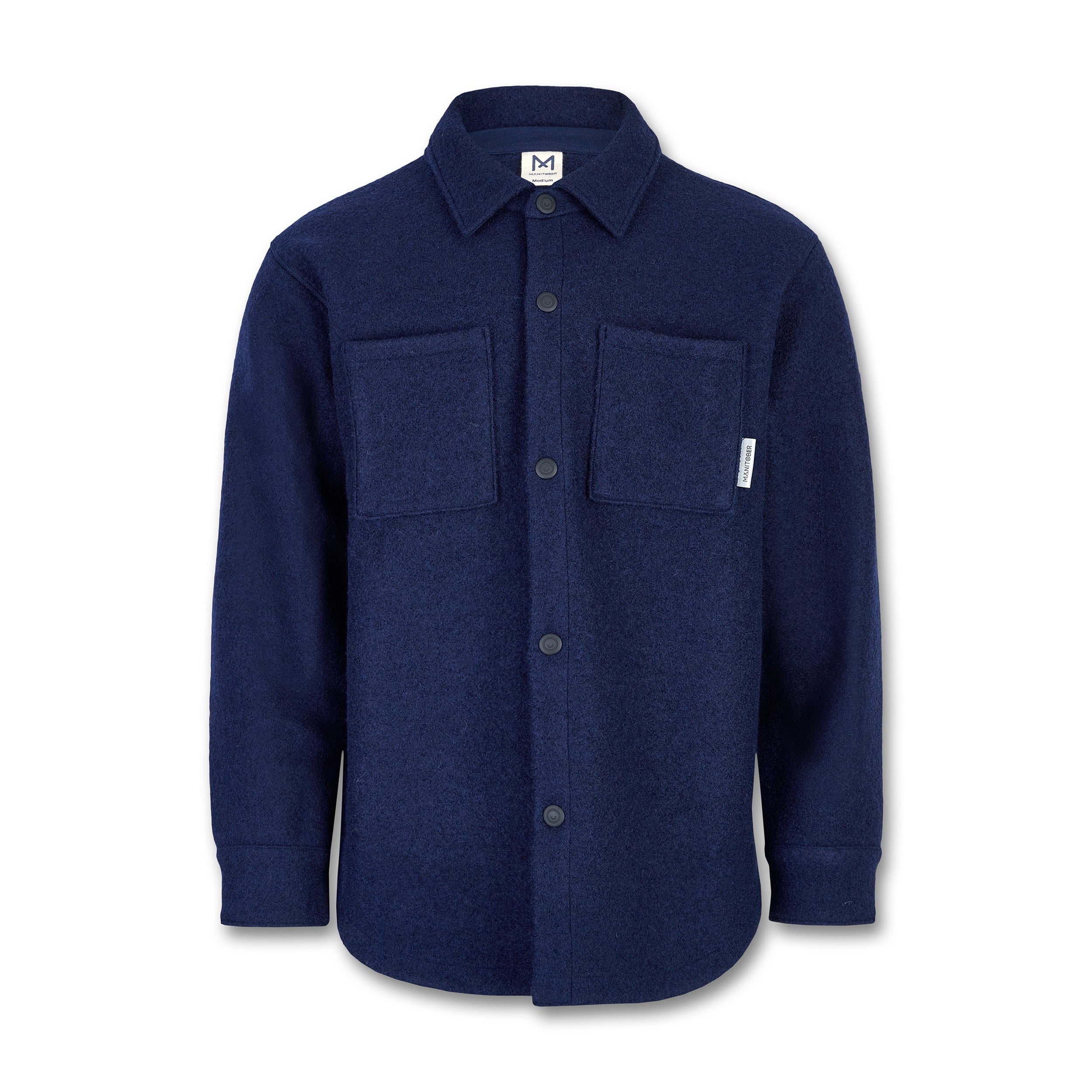 Boiled wool shirt jacket clearance