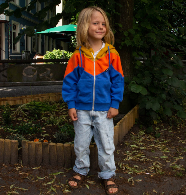 Blue/Khaki/Orange