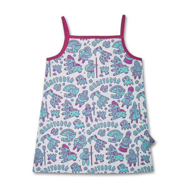 Kids AOP Dress (organic cotton) -Manitober-nachhaltige-Kinderbekleidung-Bio-Baumwolle