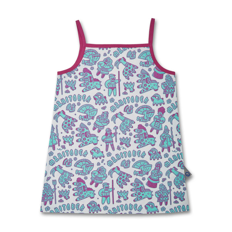 Kids AOP Dress (organic cotton) -Manitober-nachhaltige-Kinderbekleidung-Bio-Baumwolle